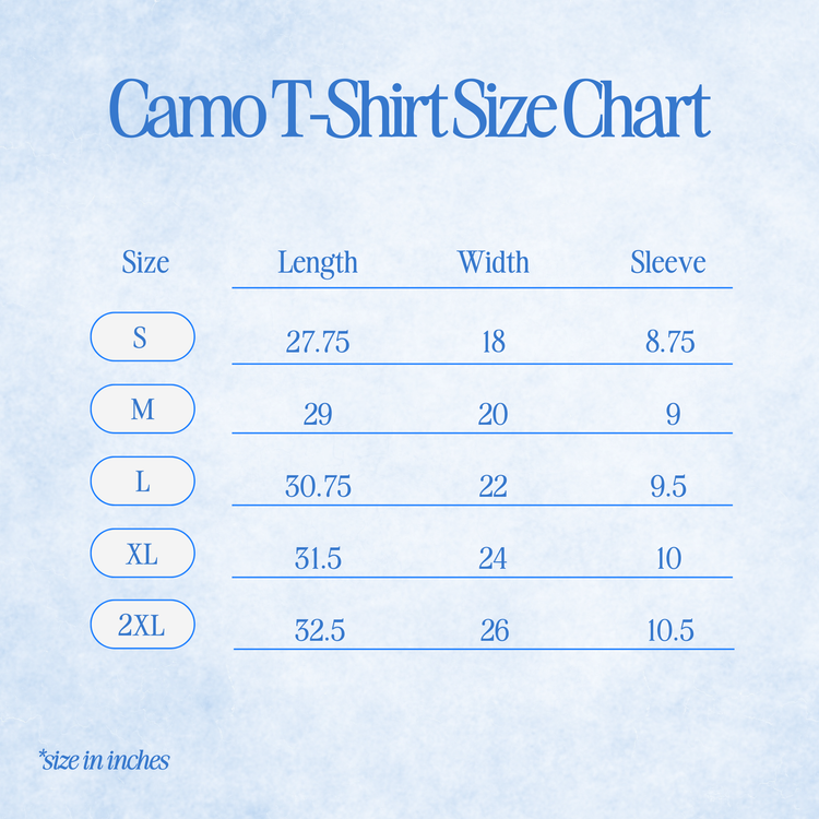 I Love You So Much Camo T-Shirt Puffy Print