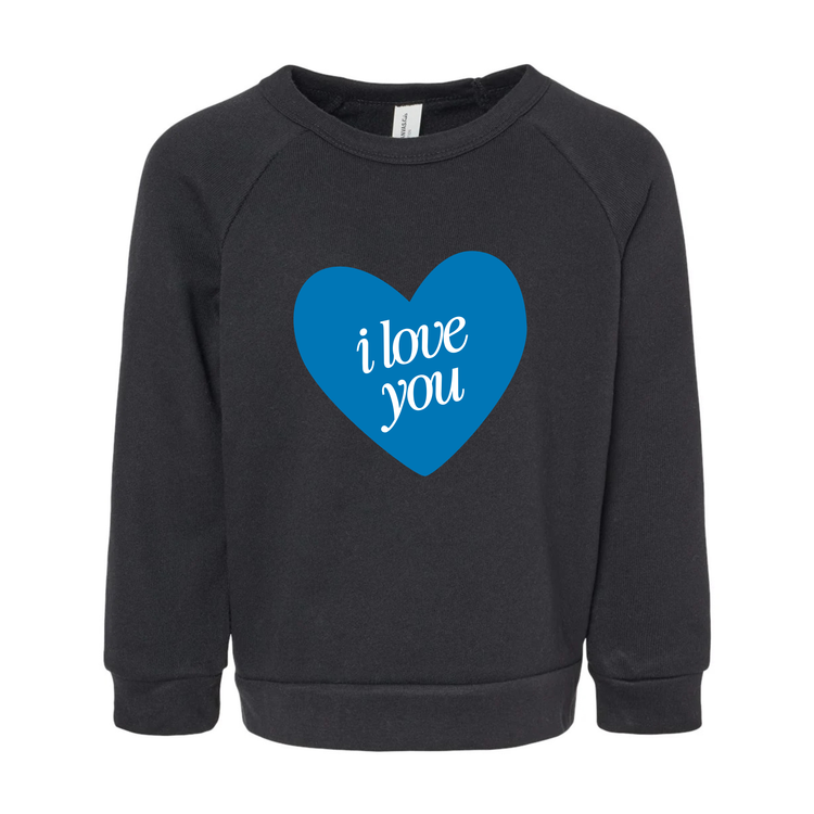 Children's I Love You Heart Crewneck