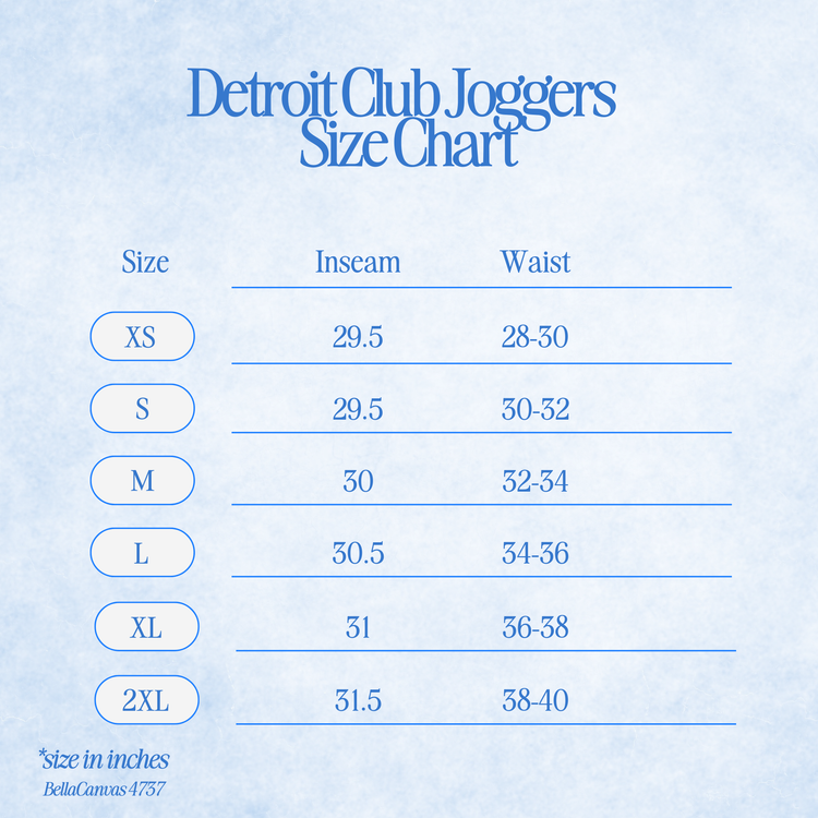 PREORDER Detroit Football Club Joggers