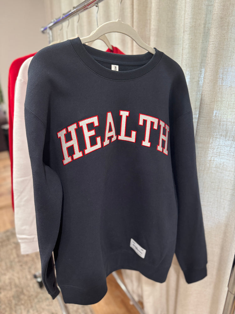 HEALTH Embroidered Crewneck