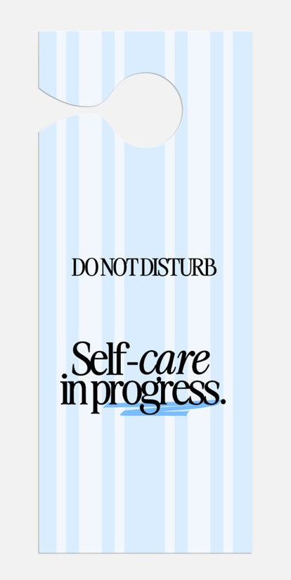Self-Care Door Hanger