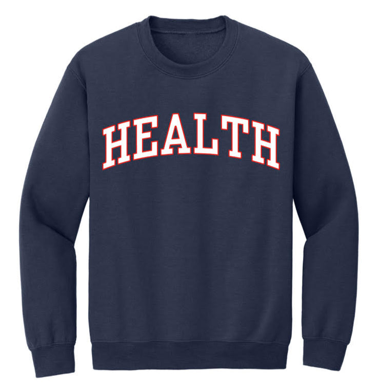 HEALTH Embroidered Crewneck