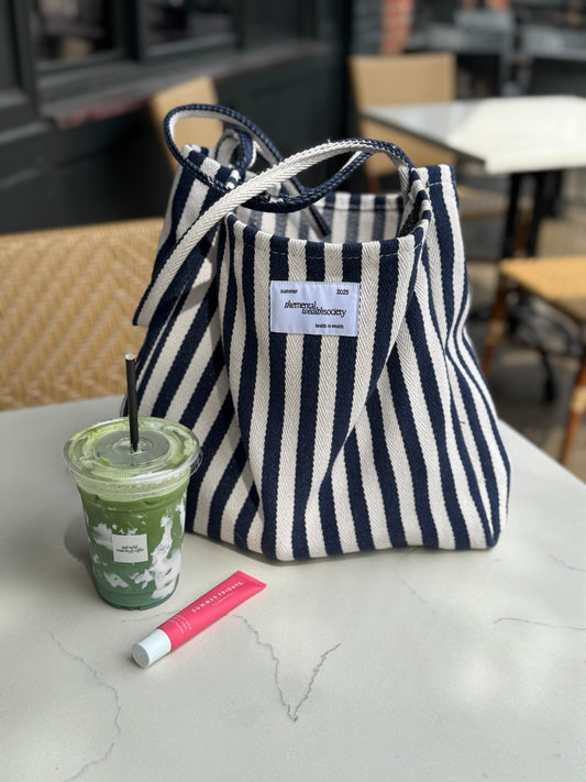 The Seaside Stripe Tote