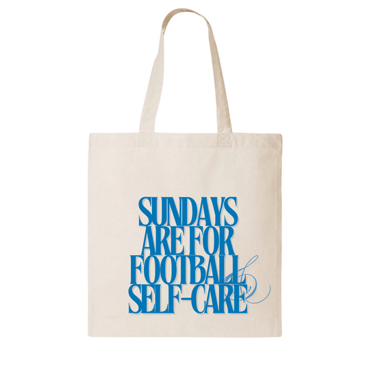 Sundays Are for Football & Self-Care Tote Bag