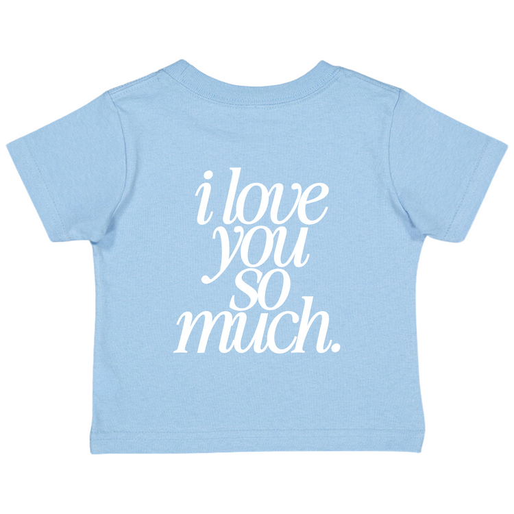 Kid's I Love You So Much Tee & Crewneck