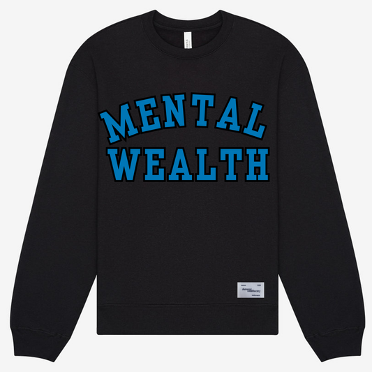 Mental Wealth Varsity Crewneck, Game Day Edition