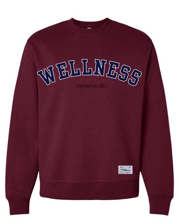 Wellness Embroidered Crewneck