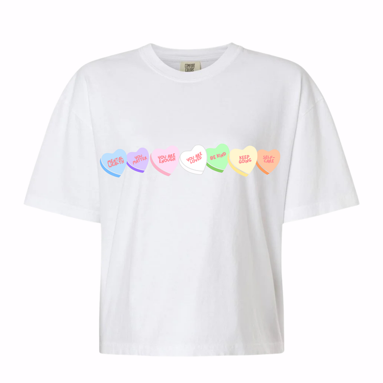 Conversation Hearts Boxy Tee
