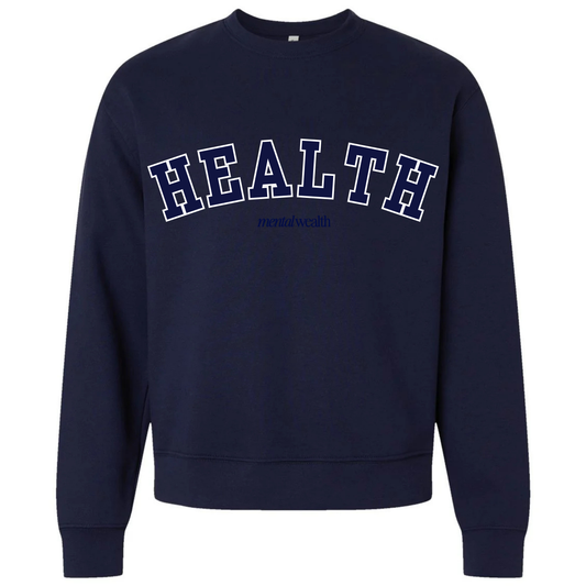 Health Embroidered Crewneck