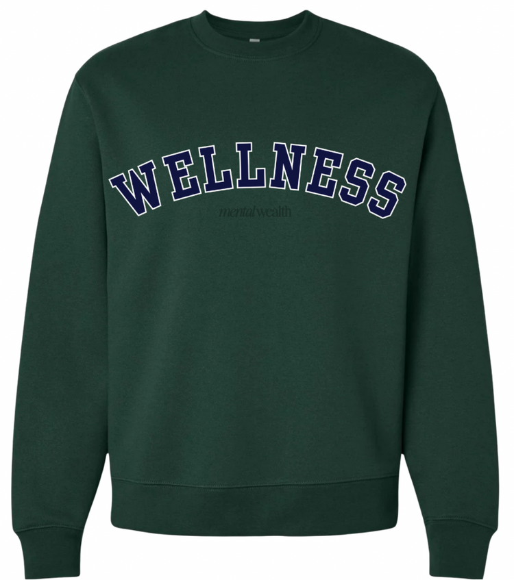 Wellness Embroidered Crewneck