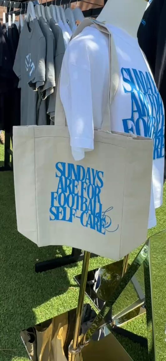 Sundays Are for Football & Self-Care Tote Bag