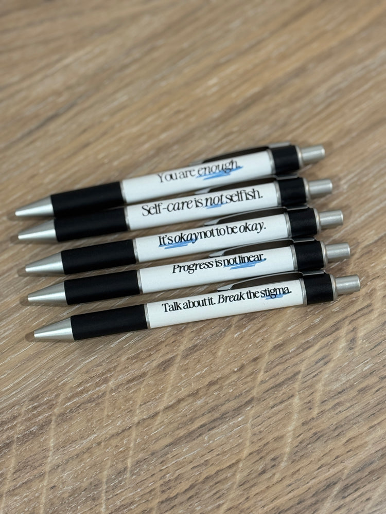 Set of 5 Self-Care Pens