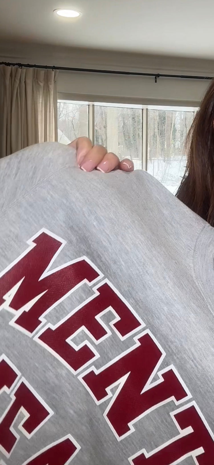 Mental Wealth Varsity Crewneck: Winter Edition