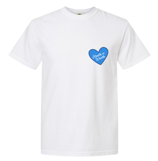 Health is Wealth Heart Tee