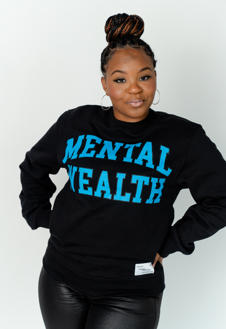 Mental Wealth Varsity Crewneck, Game Day Edition