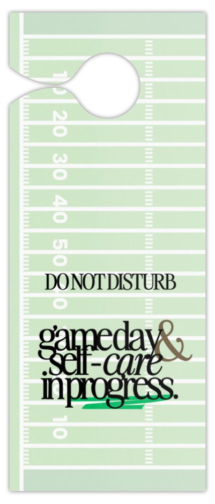 Gameday Self-Care Door Hangers